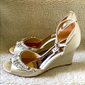 Badgley Mischka Malorie Ankle Strap Wedges